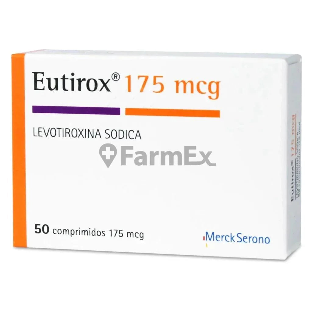Eutirox 175 mcg x 50 comprimidos Farmex-Fonasa-Persistente